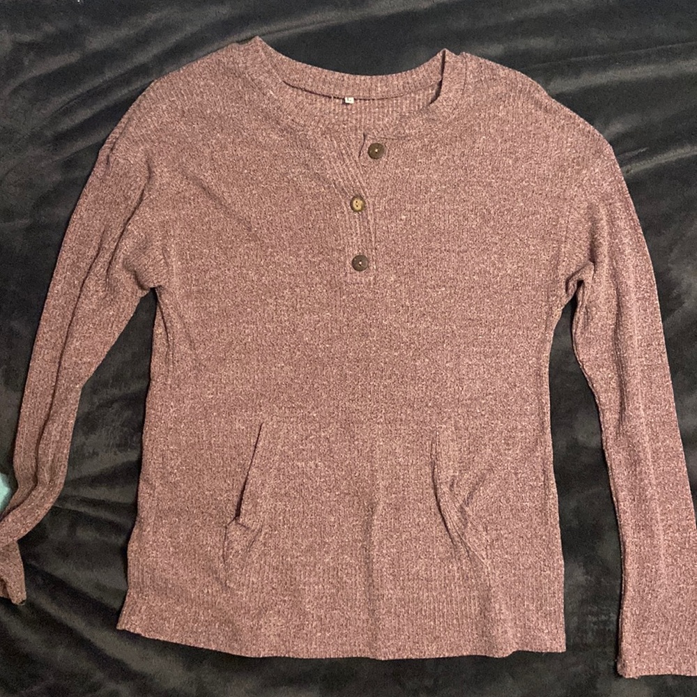 Cute long sleeve button shirt